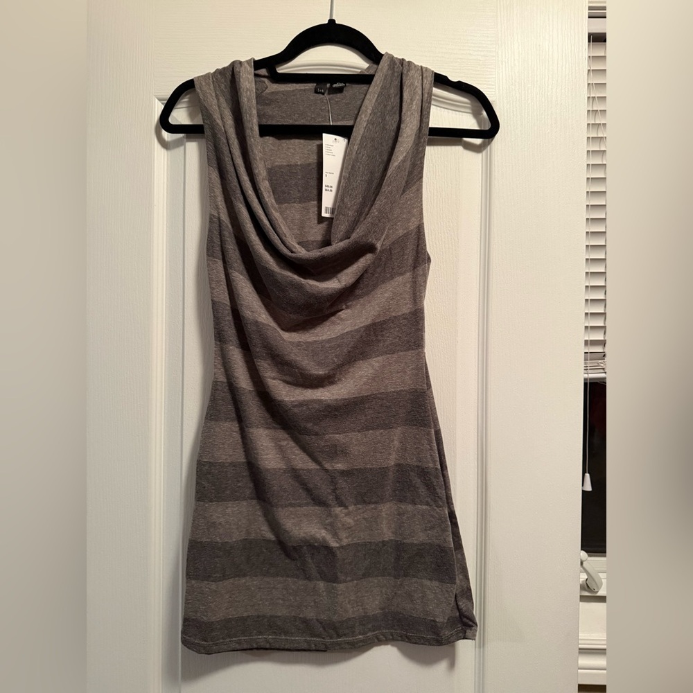 Urban Outfitters Gray Mini Cowl Neck Dress